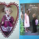 (4) VALENTINES GREETING CARD DOLLS   6"  1997 NRFB  Lot 2