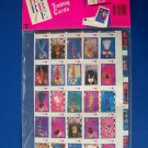 MATTEL 1990 BARBIE TRADING CARDS COLLECTOR POSTER shows 300 Cards. MIP