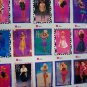 MATTEL 1990 BARBIE TRADING CARDS COLLECTOR POSTER shows 300 Cards. MIP