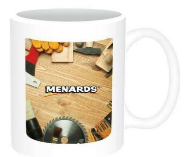 10 MENARDS  COFFEE CUPS MUGS - WOOD TOOLS NEW