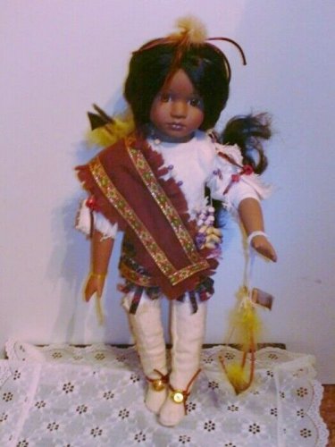 17"   NATIVE AMERICAN HUNTER w/Bow and Arrow  Duckhouw w/Tagnmmnnnnnnnnnnnnnnnnn