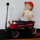 17" Little BOY HOLDEN  in his RADIO FLYER RED WAGON St George Doll Co.  85/1000
