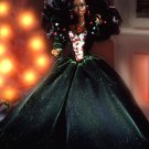 1991 HAPPY HOLIDAY AA BARBIE DOLL A VISION IN GREEN VELVET NRFB