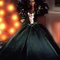 1991 HAPPY HOLIDAY AA BARBIE DOLL A VISION IN GREEN VELVET NRFB