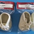 (2 pr) Fibre Craf TIE SHOES  Cabbage Patch CPK 16 - 18" Dolls 3 1/8"x 2" MIPs #2