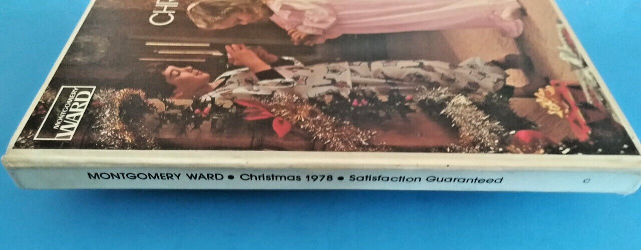 Hard Cover 1978 WARDS CHRISTMAS CATALOG '78 WISHBOOK Montgomery Ward