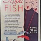 Vintage 1945   SIPPA FISH Game For All Ages Frederick Beach Kellogg's A/O in Box