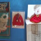 Celebrity DOROTHY HAMILL 3 FASHIONS Swirling Snowflake Show Stopp 1977 Ideal MIP