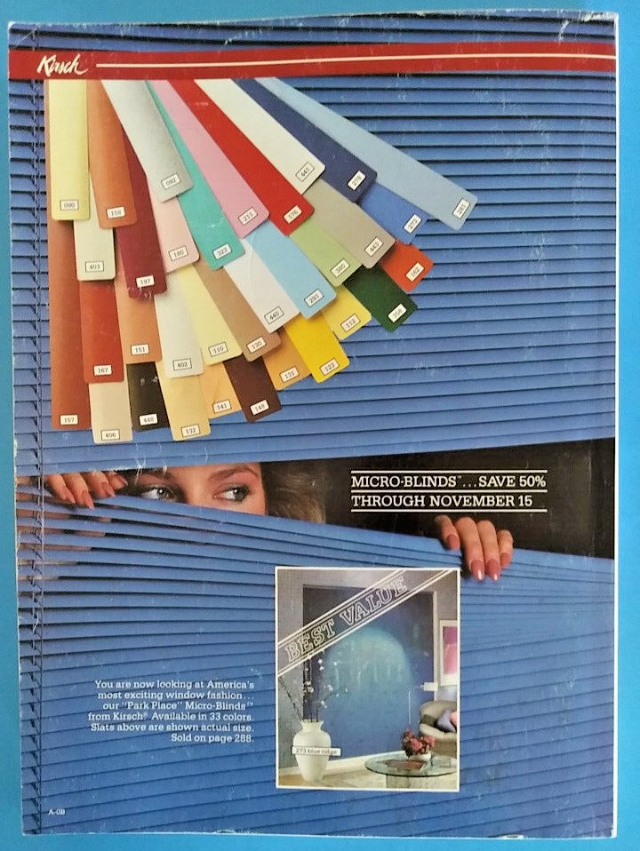 1985 WARDS FALL & WINTER '85 MONTGOMERY WARD BOOK CATALOG Huge 11" x8 1