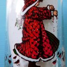8 EIght Vintage HOLLY HOBBIE COCA COLA COKE CHRISTMAS FEEDING BIRDS Glass LE NEW
