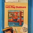 1986 TALKING CORKY BOOK & CASSETTE/ Cricket CORKY Let's Play At My Outdoors NRFP