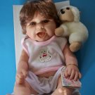 16" DANEA MADGE GIRL  BABY DOLL JOINTED ALL VINYL WIGGED MIB REBORNING or PLAY