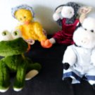 (4) 1993 Ty Beanie Baby Attic Treasure PRINCE BONNIE MADISON LILY -Jointed NWTs