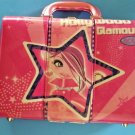 HOLLYWOOD GLAMOUR ACT CASE MAKEUP or DOLL CLOTHING w/Mirror & 3 compartments VGC