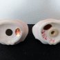 Enesco Kitchen Prayer Lady TOOTHPICK HOLDER & SALT PEPPER SHAKERS  Pink Japan
