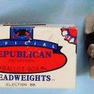 1988 Dead Weight  Republican ELEPHANT Paper Weight Ballot Box MIB