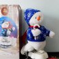 18" Animated ICE SKATING SNOWMAN Stocking hat scarf sweaterEnchanted Forest  MIB