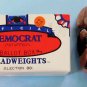 1988 Dead Weight  Democrat DONKEY Paper Weight Ballot Box MIB