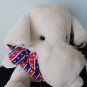 PATRIOTIC ELEPHANT...Red, White, Blue Jacket Kuddle Me Toys  16"  sitting NRFB's