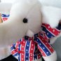 PATRIOTIC ELEPHANT...Red, White, Blue Jacket Kuddle Me Toys  16"  sitting NRFB's