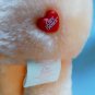 13" FRIEND CARE BEAR PEACH Plush  SUNFLOWER 1983 Kenner..Tush Tag & Heart VGC