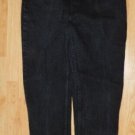 FADED GLORY 5-POCKET JEANS SIZE 16  Black  Tapered-Leg 100% Cotton