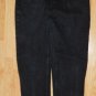 FADED GLORY 5-POCKET JEANS SIZE 16  Black  Tapered-Leg 100% Cotton
