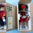 12" BILL ELLIOT NASCAR BILLY & BRITTTANY DOLLS by  McCabe Hamilton 1998 NRFB's