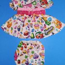 Fit most 17"-19" dolls CHATTY CATHY  AMERICAN GIRL SHOPKINS DRESS  PANTIES NEW