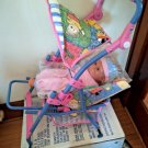 TIM WILSON 3 in 1 Foldable  STROLLER SET For Dolls ~  16" Kerri Doll MIB NEW