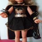BATMAN BATGIRL  .a really unique outift for 14-16" Dolls" VGC