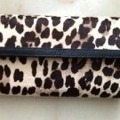 Genuine cow skin italian leather woman wallet
