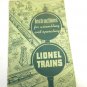 1951 Lionel Instruction Book For Assembling and Operating