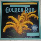 Vintage Original REDLANDS GOLDEN ROD CITRUS Crate Label NOS 1920s  Unused
