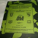 Warning & Operation Order Handbook - With 2 Detachment Planning Guides 1991-93