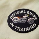 Official Biker in Training - PINK -GIRL's motorcycle patch