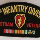 25th INFANTRY DIVISION - Vietnam Veteran -Patch  - NEW