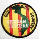 God Duty Country - Vietnam Veteran Embroidered Patch - Round