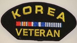 KOREA VETERAN PATCH - New - Embroidered