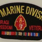 2nd MARINE  DIVISION - Iraqi Freedom Veteran -  Patch - NEW - USMC