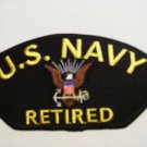 US Navy Retired Patch - NEW - Veteran