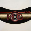 HOG 2001 Patch - Harley Davidson Rocker - Harley Owners Group  - NEW