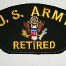 US Army - Retired  Patch  - New Veteran patch - biker