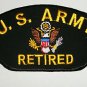 US Army - Retired  Patch  - New Veteran patch - biker