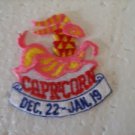 Capricorn Embroidered Patch - Zodiac - Horoscope new