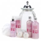 #D1301 STRAWBERRY CRANBERRY BATH JAR
