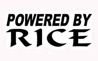 powered by rice