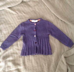 NWT $120 1a Classe Infant Baby Girl Blue Sweater (6 Months)