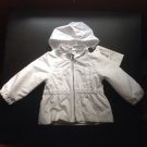 NWT Dolce & Gabbana Junior Baby Girl White Hooded Jacket (6 Months)