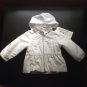 NWT Dolce & Gabbana Junior Baby Girl White Hooded Jacket (6 Months)